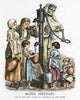 Pollution Cartoon Poster Print - 1866 by Granger Collection