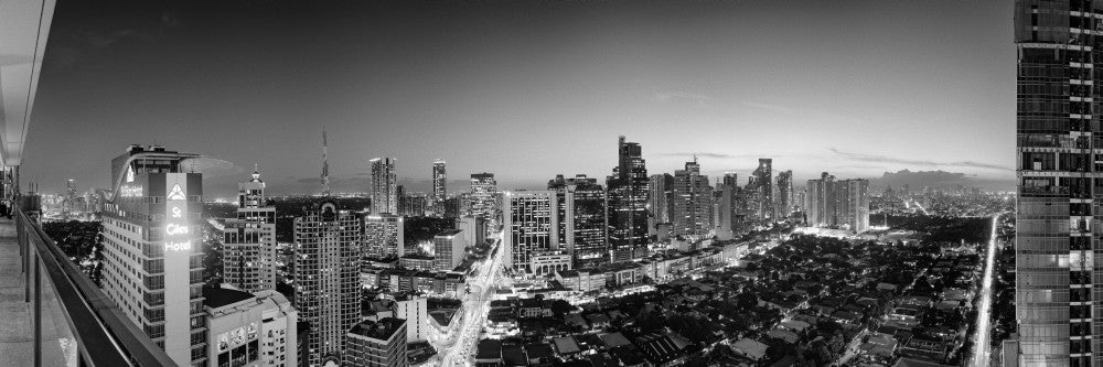 Makati Skyline Fine Art Print - Elevated City View