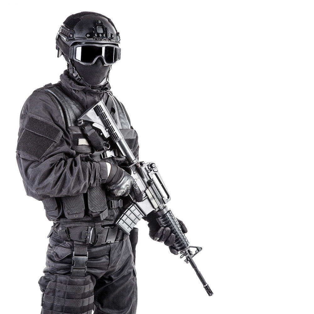 Spec Ops Police Officer SWAT Poster Print by Oleg Zabielin