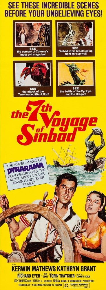 The 7th Voyage of Sinbad Movie Poster Insert Print (1958)