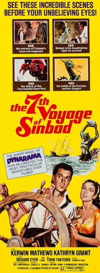 The 7th Voyage of Sinbad Movie Poster Insert Print (1958)