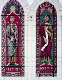 The Ezekiel and Jeremiah Stained Glass Fine Art Print