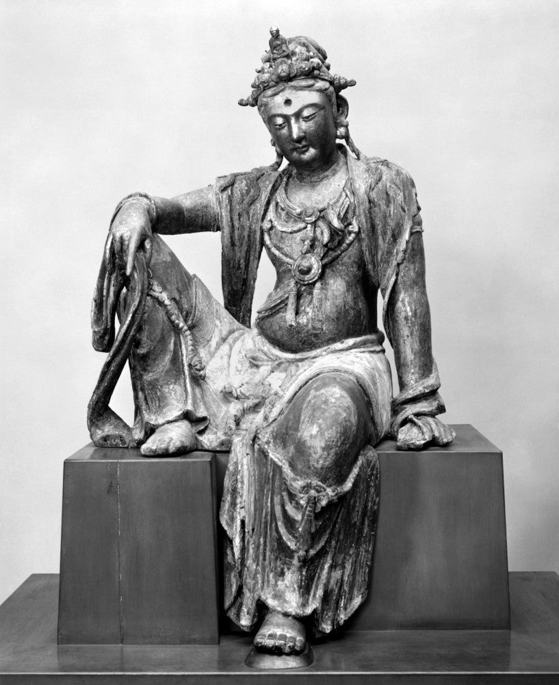 Bodhisattva Guanyin in Royal Ease Position Fine Art Print
