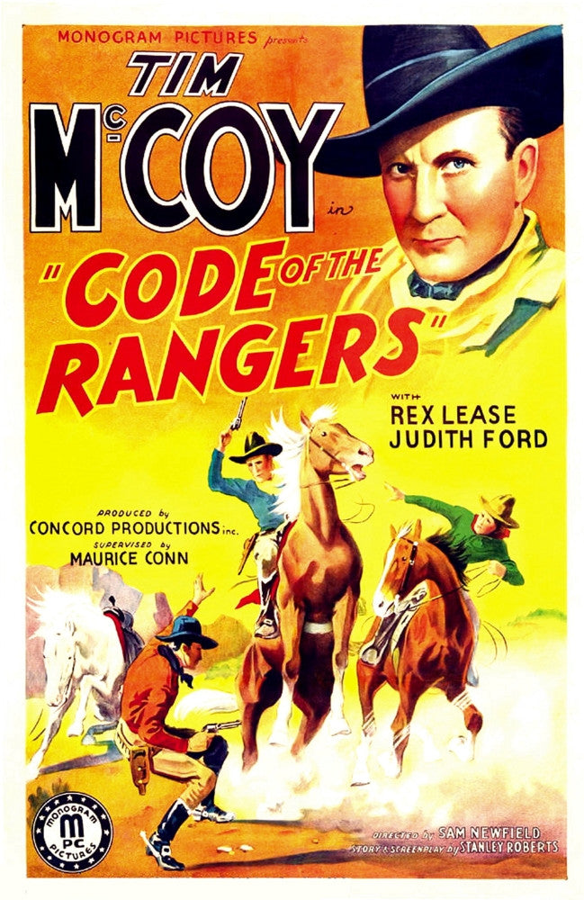 Code Of The Rangers Movie Poster Fine Art Print (1938)