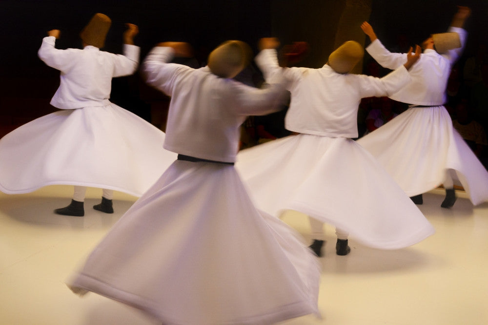 Whirling Dervishes Dancing Fine Art Print by Keren Su