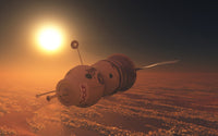 A Russian Soyuz Spacecraft Fine Art Print by Mark Stevenson