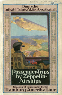 Front Cover of Passenger Trips by Zeppelin Airships (C1911) Fine Art Print