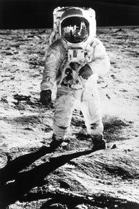 Apollo 11 Buzz Aldrin Moon Landing Poster Print by Granger Collection
