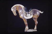 Horse with Saddle T'ang Tomb Figure Fine Art Print - Chinese Art