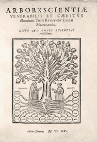 Title Page of the 1505 Edition of The Tree of Science by Ramon Llull - Fine Art Print