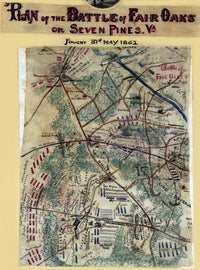 Battle of Fair Oaks or Seven Pines Fine Art Print by Robert Knox Sneden