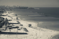 Aerial View of Tel Aviv Beach Fine Art Print by Panoramic Images
