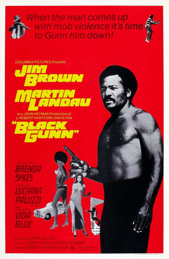 Black Gunn U Movie Poster Art Print - Jim Brown 1972
