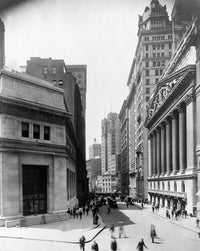 New York: Broad Street Vintage Photograph Print, C1911