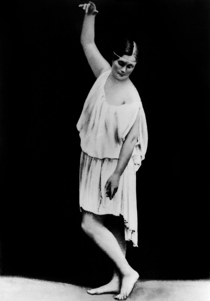 Isadora Duncan American Dancer Fine Art Print - Greek Costume 1904
