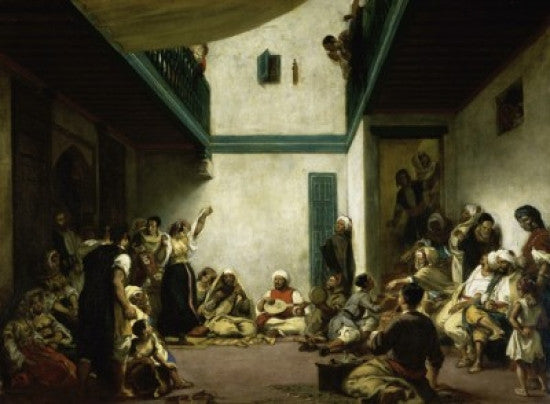 Jewish Wedding in Morocco Fine Art Print by Eugene Delacroix