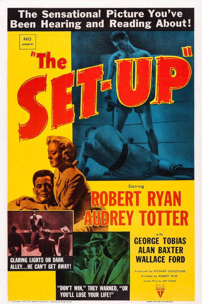 The Set-Up Movie Poster Fine Art Print featuring Robert Ryan and Audrey Totter