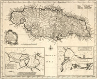 1752 Jamaica Map Fine Art Print by Granger Collection