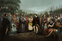 Wedding of Pocahontas to John Rolfe Fine Art Print by Science Source
