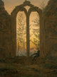 A Dreamer Fine Art Print by Caspar David Friedrich - Hermitage Museum