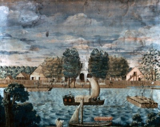 White Hall Plantation Fine Art Print - Louisiana, ca. 1790