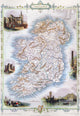 Map of Ireland, 1851 - Fine Art Print by Granger Collection