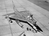 B-58 Hustler Fighter Plane Fine Art Print - High Angle View