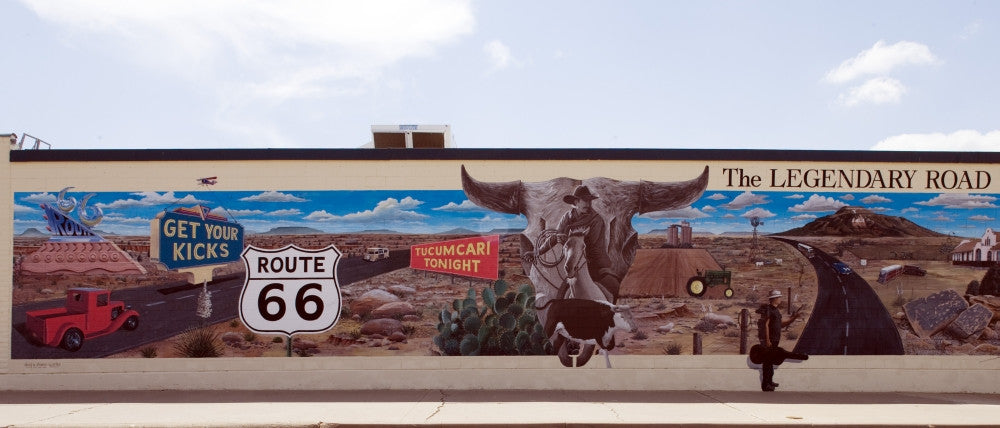 Route 66 Mural Fine Art Print - Tucumcari, New Mexico