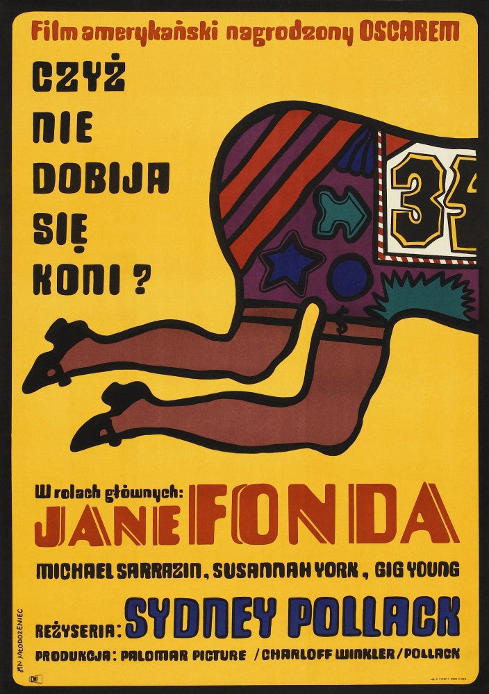 They Shoot Horses Don't They? 1969 Polish Movie Poster Masterprint