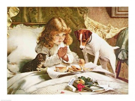 Suspense Fine Art Print by Charles Burton Barber - 24x18