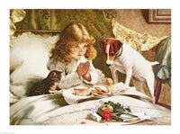Suspense Fine Art Print by Charles Burton Barber - 24x18