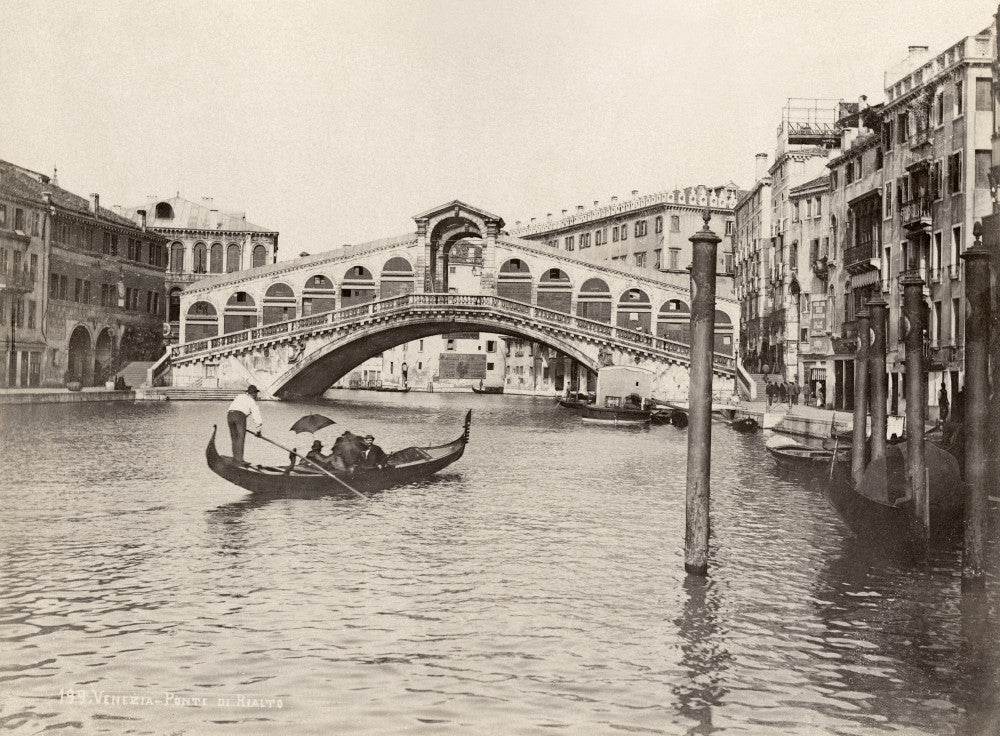 Venice Rialto Bridge Fine Art Print by Granger Collection
