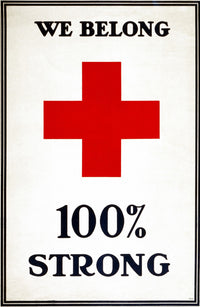 American Red Cross Lithograph Poster (1920) by Granger Collection