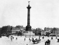 Place De La Bastille Fine Art Print - Paris, France (C1900) by Granger Collection