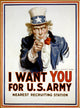 WWI Uncle Sam Recruitment Poster Print (1917) | Science Source