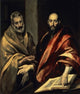 The Apostles St. Peter and St. Paul Fine Art Print by El Greco
