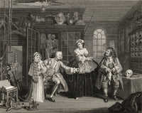 Marriage A La Mode Scene with The Quack Fine Art Print