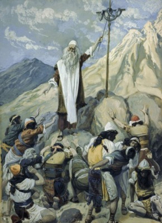The Brazen Serpent Fine Art Print by James J. Tissot