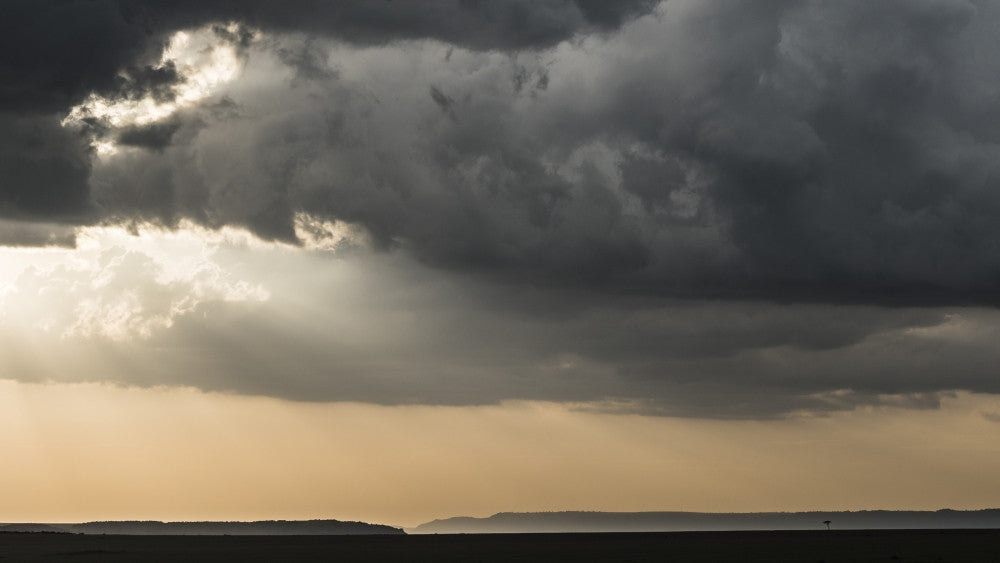 Storm Clouds Over Maasai Mara National Reserve Fine Art Print by Jaynes Gallery