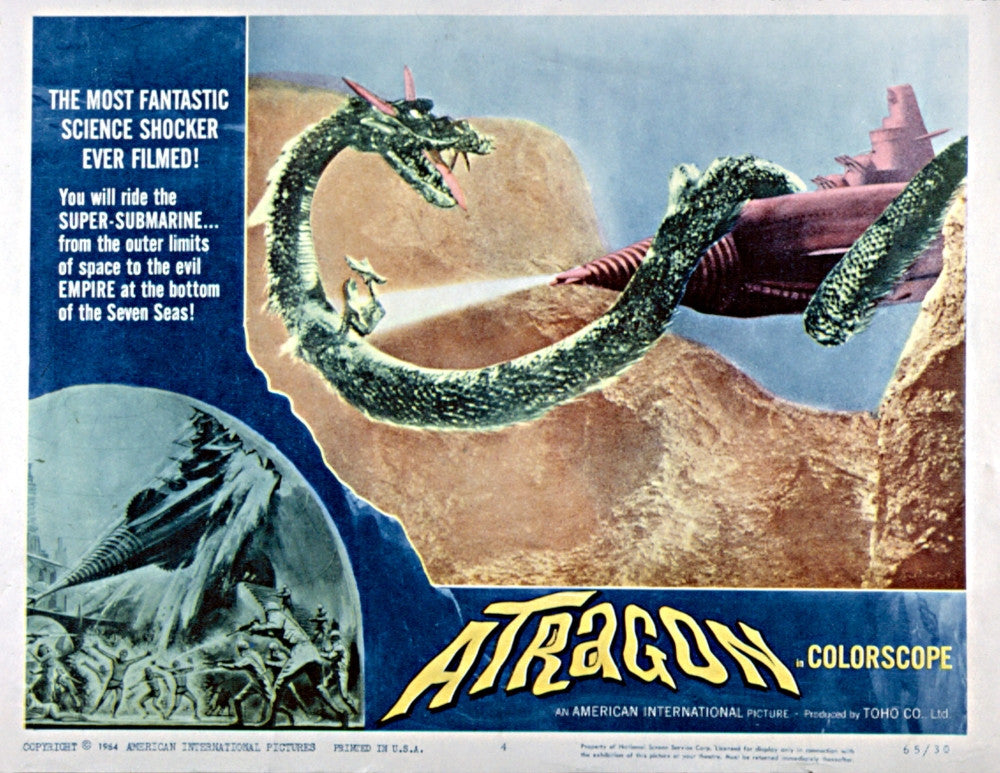Atragon 1963 Movie Poster Masterprint - Fine Art Print