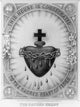 Sacred Heart of Jesus Lithograph Print - 1874 Artwork
