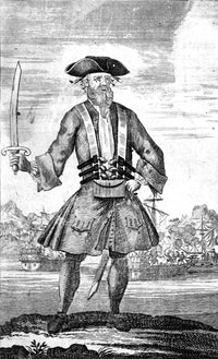 Blackbeard, Edward Teach Pirate Fine Art Print | Posterazzi