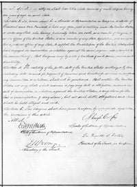 14th Amendment Fine Art Print - Second Page of the Constitution by Granger Collection