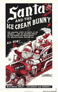 Santa and the Ice Cream Bunny Movie Poster (11 x 17)