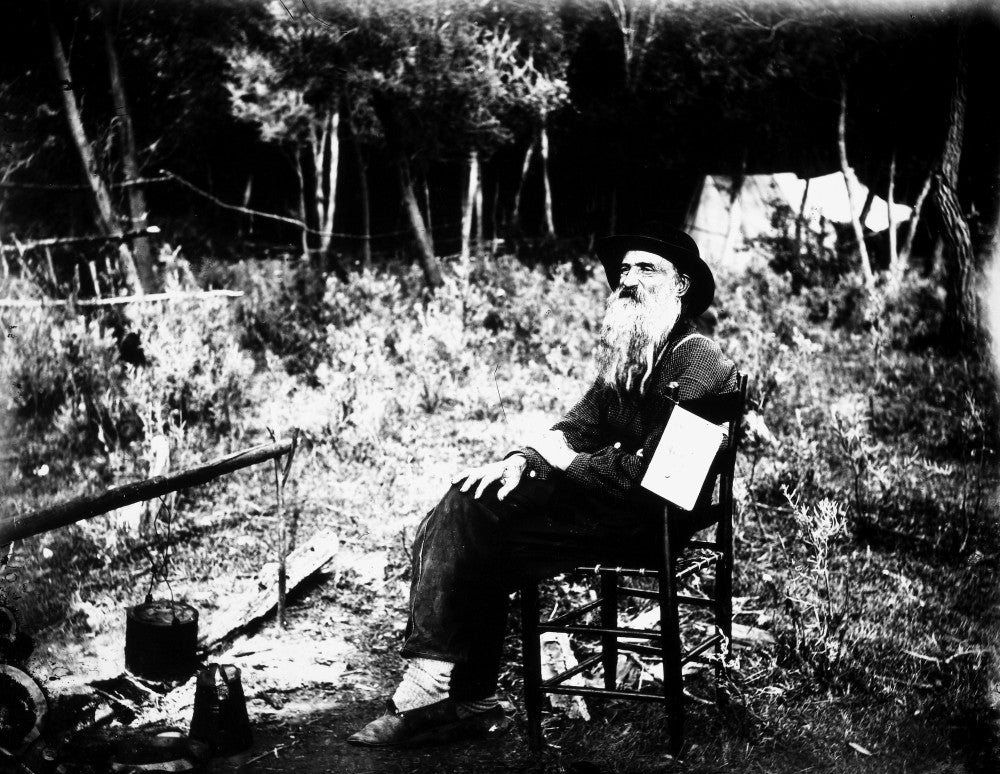 Stephen H. Meek 1885 Photograph - American Fur Trapper Poster Print