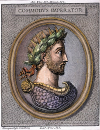 Lucius Commodus 19th Century Copper Engraving Print by Granger Collection