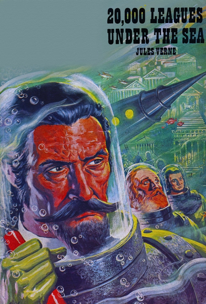 Twenty Thousand Leagues Under the Sea Comic Cover Art Print