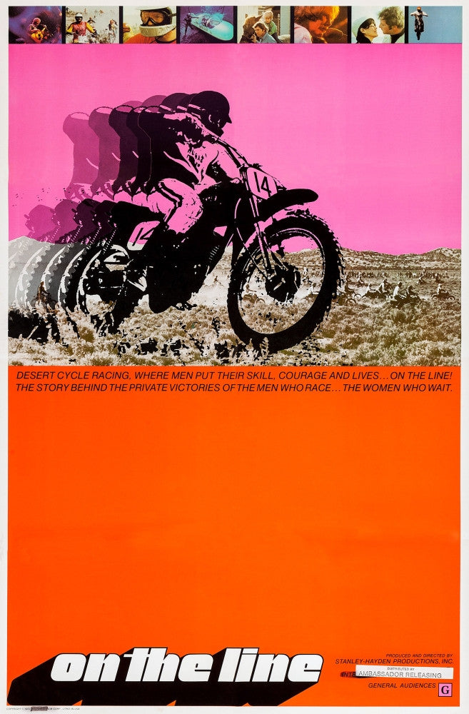 On The Line U Movie Poster Art Print - 1971 Classic