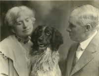 Annie Oakley, Frank Butler, and Their Dog Dave Fine Art Print by Sherman