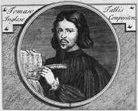 Thomas Tallis Contemporary Italian Engraving Fine Art Print